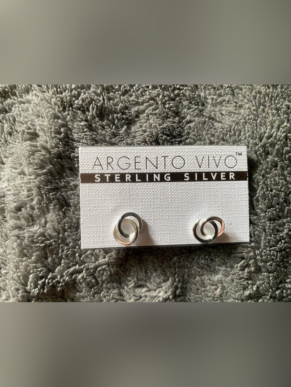 Argento Vivo Sterling Silver Twisted Knot Stud Earrings - Silver